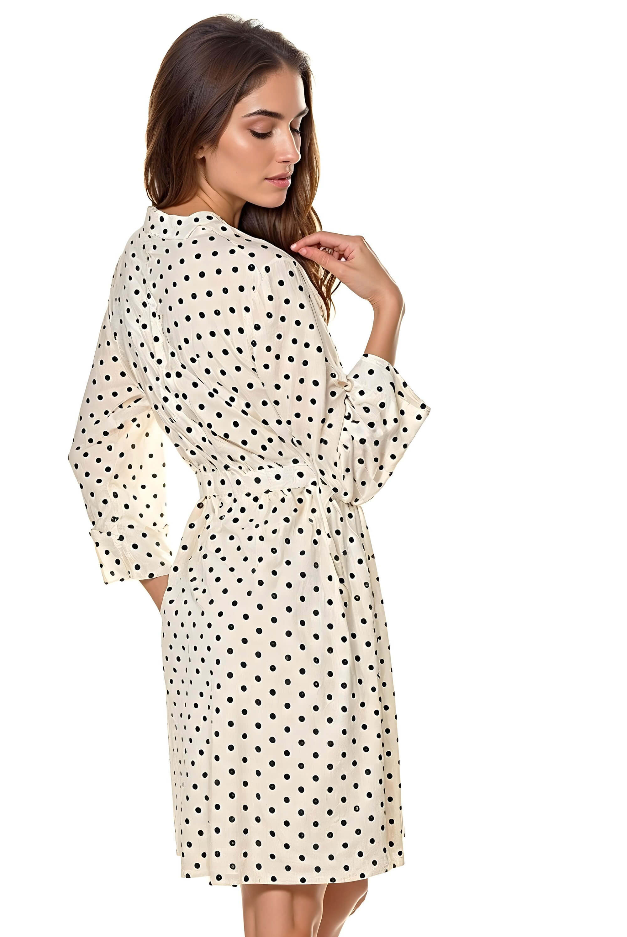 Classic Polka Dot Kimono